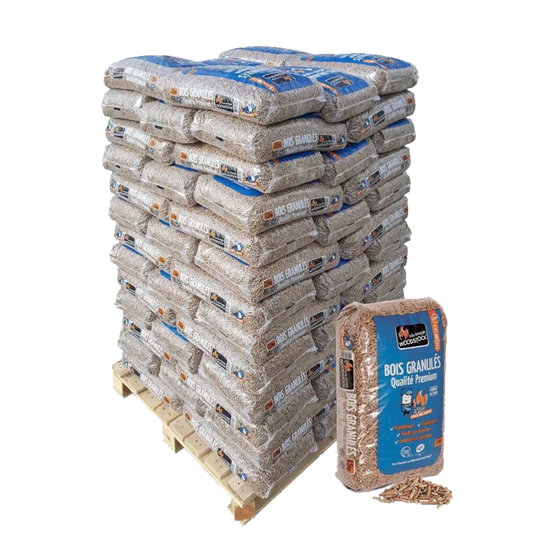 Pellets de madera Woodstock – Palet de 78 sacos de 15 kg