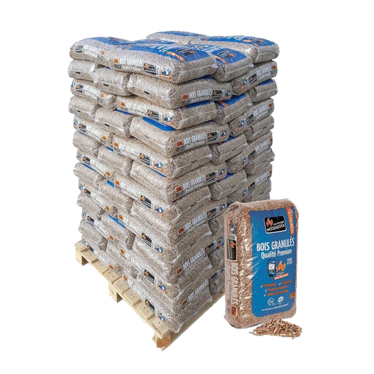 Pellets de madera Woodstock – Palet de 78 sacos de 15 kg